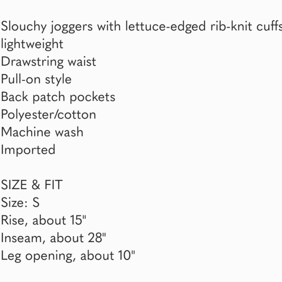 NWT Free People Cozy All Day Pink Harem Jogger Legging Pant - Picture 5 of 7